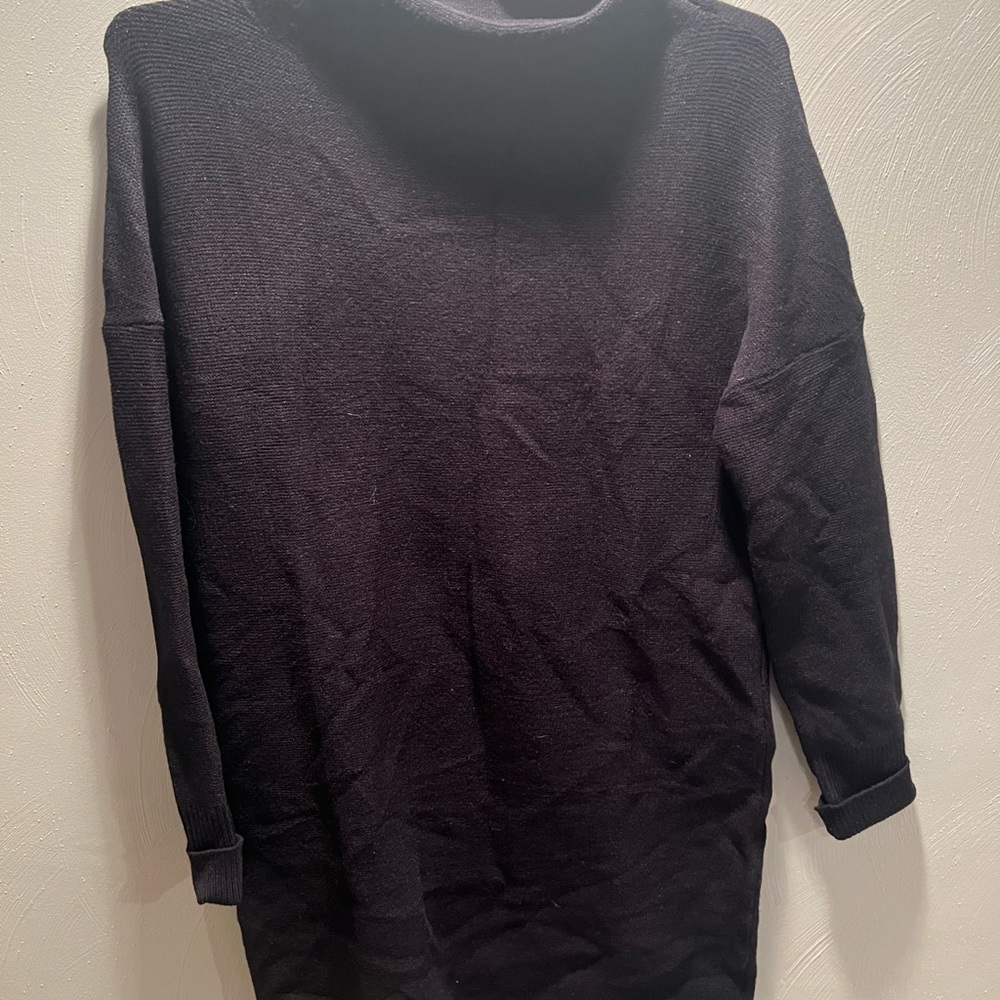 Black Turtleneck Sweater Dress